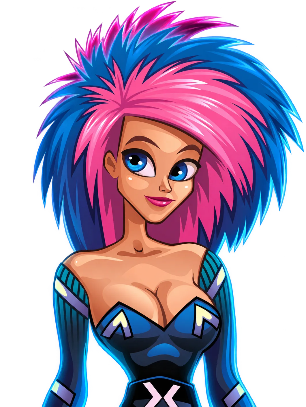 Alvara, the cyberpunk heroine
